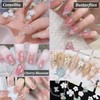 Crystal Nail Charms Set - Rhinestones, Pearls, Flowers, Bows, Chains