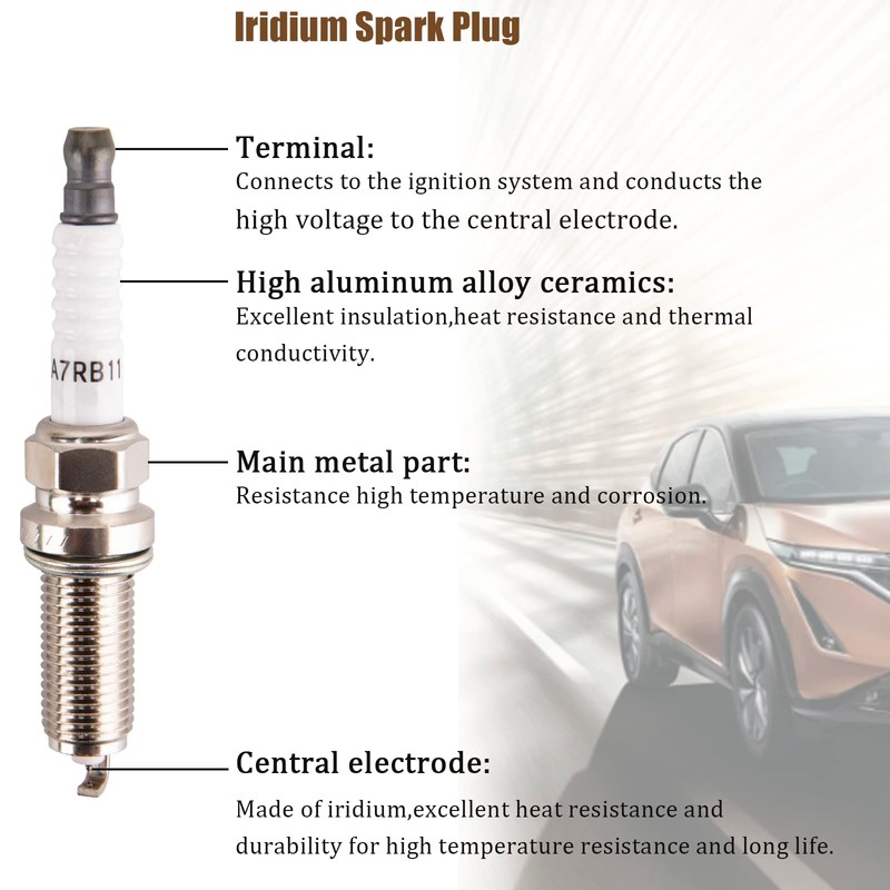 UF550 Ignition Coil Pack Set of 6 With Spark Plugs