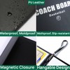MTSBDM 21.3 x 12.6 Foldable Waterproof Magnetic Basketball Coaching Clipboard