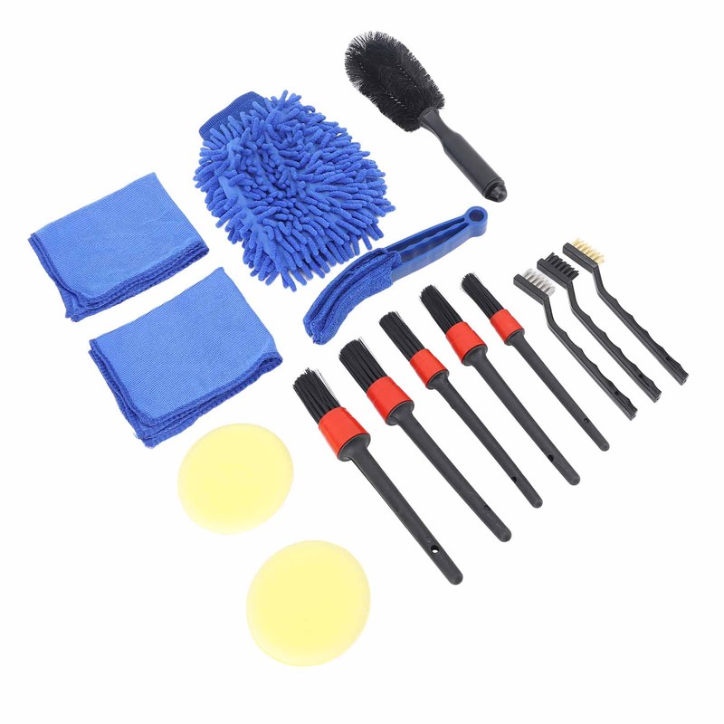 Car Cleaning Brushes Kit Highly Efficient Reliable Versatile Rugged Car