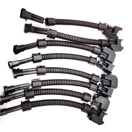 DEVMO 8pcs LQ4 LQ9 4.8 5.3 6.0 Delphi wire Harness to LS2 LS3 LS7 EV6 Injector Adapters (Pack of 8)