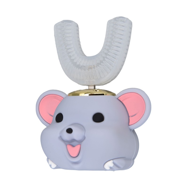 Mouth Electric Toothbrush U Shaped Toothbrush USB Charging Cartoon Silicone