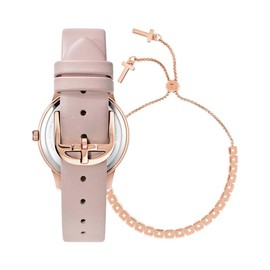 Ted Baker BKGFW2218 Fitzrovia Gift Set Pink Leather Wristwatch