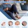 4pcs Anti-Slip Hammer Toe Corrector, Adjustable Toe Straighteners, Toe Splint