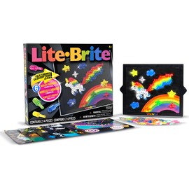 Lite Brite Classic, Favorite Retro Toy - Create Art with Light, STEM, Educational Learning, Holiday, Birthday, Gift, Boys, Kid, Toddler, Girls Age 4+