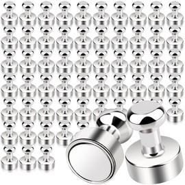MAGXCENE Pack of 60 Magnets Strong Neodymium Magnets Extra Strong 12 x 16 mm Mini Magnets Magnets for Magnetic Board Strong Magnets for Fridge, Pegboard, Notice Board, Whiteboard