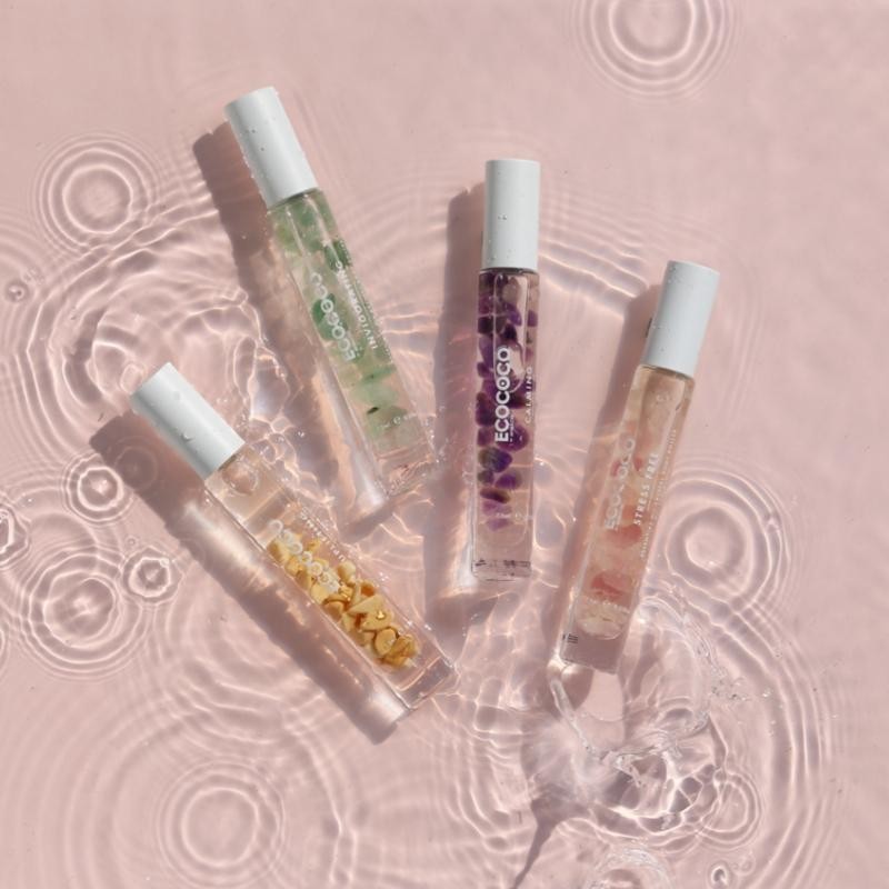 ECOCOCO Stress Free Aroma Oil Crystal Body Roller 7.5ml