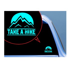 HSC Design Custom Decal Car for Take a Hike Vinyl Decal - Car Truck Laptop Bumper Sticker Decal/Mint
