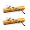 EYE ZOOM 2 Pack Ultra Slim Compact Lightweight Tube Reading