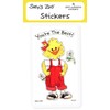 Suzy's Zoo Stickers 4-pack, "You're The Best!" 10138