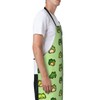 Funny Frog Aprons for Women Men with Pockets, Kitchen Cooking