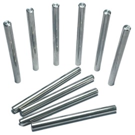 ZDingTech 10pcs 5mm x 60mm Dowel Pins Metal Dowel pins M5 5mm Shelf Pegs,Support Shelves,5mm x 60mm Metal Rod.304 Stainless Steel Wood Bunk Bed pegs