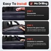 Cargo Shelf Side Covers, Compatible with Ford Bronco 4-Door Soft