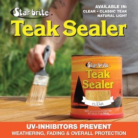 Star brite Teak Sealer - Clear - One Coat Formula, 32 Oz Quart