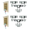 Anti Theft Security Picture Hangers Kit Spring Lock Quick Release