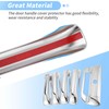 FUELHOOD Door Handle Tailgate Cover Protector Set for Dodge for