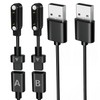 Audiovance 2PCS Reversible Magnetic Charging Cable AB762, Black
