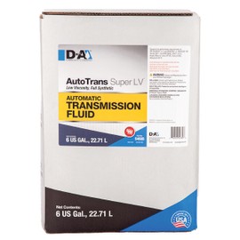 D-A LUBRICANT COMPANY 54585, Autotrans Super LV Full Synthetic Automatic Transmission Fluid (ATF), 6 Gallon