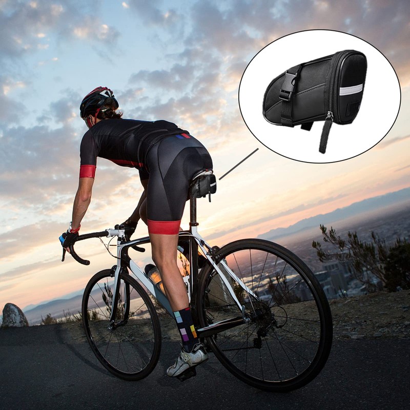 Bicycle Saddle Bag, Mountain Bikes Saddle Bag, Waterproof Bicycle Saddle