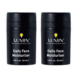 Lumin Daily Face Moisturizer for Men – Lightweight Hydrating Cream with Niacinamide, Men’s Face Lotion for Normal, Combination & Sensitive Skin, Korean Skincare, Smooth & Nourishing, 50ml, 2 Pack