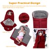 LAT Baby Warm Bunting Bag Universal,Stroller Sleeping Bag Cold Weather,Waterproof