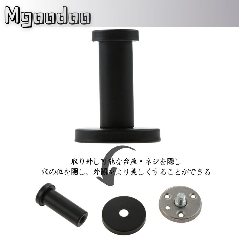Mgoodoo Stainless Steel Wall Hook, Wall Hook, Hanger, Storage, Includes