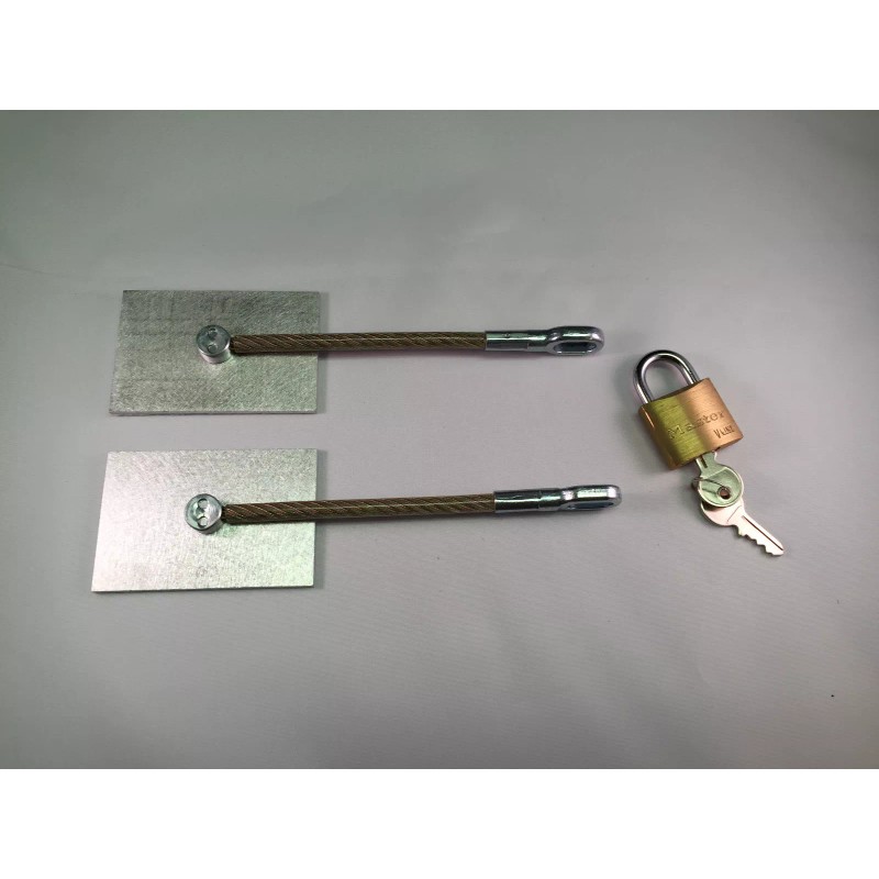 Marinelock Stainless Refrigerator Door Lock with Padlock