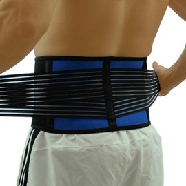 NeoPhysio Breathable Neoprene Lower Back - Support Belt - S = 22-27"