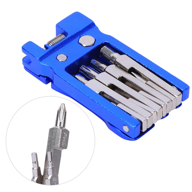 20 in 1 Multifunctional Bike Chain Cutter Portable Aluminium Alloy