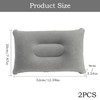 ZEACCT Pack of 2 Inflatable Pillows, Grey Inflatable Pillow, Height