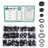Hex Nuts Assortment Set, Self-Locking Nuts Set, Lock nuts, Carbon
