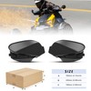 LDETXY Wind Deflectors for Can Am Ryker, Black Plastic Handguards
