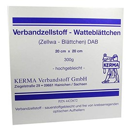 Dressing Cellulose Wadding Papers hochgebl. 20x20 cm 300 g