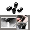 Unbranded Black Aluminum Metal Wheel/Tire Valve Stem Car-Truck Air Caps