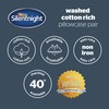 Silentnight Washed Cotton Rich Pillowcase Pair - Soft & Comfortable