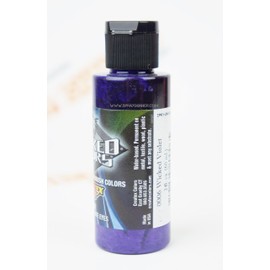 Createx Wicked Colors W006 Violet 2oz. water-based universal airbrush paint. by SprayGunner