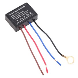 1Pc Led 3 Way for Touch Lamp ON/Off Switch Control Module for Touch Dimmer Switch Repair Kit with 3 Levels Dimming Function Easy to in Lamp Switch Adapter On Off Replacement Wall Dimmer