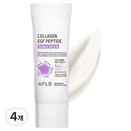 APLB Collagen EGF Peptide Sunscreen SPF50+ PA++++, 4 pcs, 40ml / APLB 콜라겐 EGF 펩타이드 선스크린 SPF50+ PA++++, 4개, 40ml