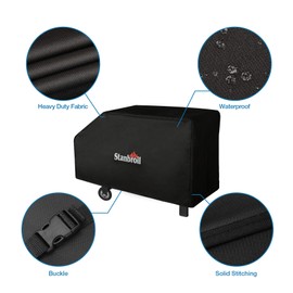 Stanbroil Outdoor Griddle Cover for Blackstone 28 inch 2 Burner Outdoor Flat Top Gas Grill Griddle Station, 600D Outdoor Heavy Duty Waterproof BBQ Grill Cover