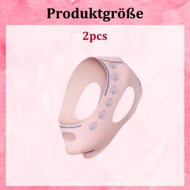 Pack of 2 Face Tape Lifting Face, Double Chin Remover, V Face Masks, Face Slimming Belt for Double Chin and Saggy Face Skin, for Daily Skin Care and Travel