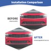 RT-TCZ for Camaro Red Front Bumper Trim Cover Compatible with