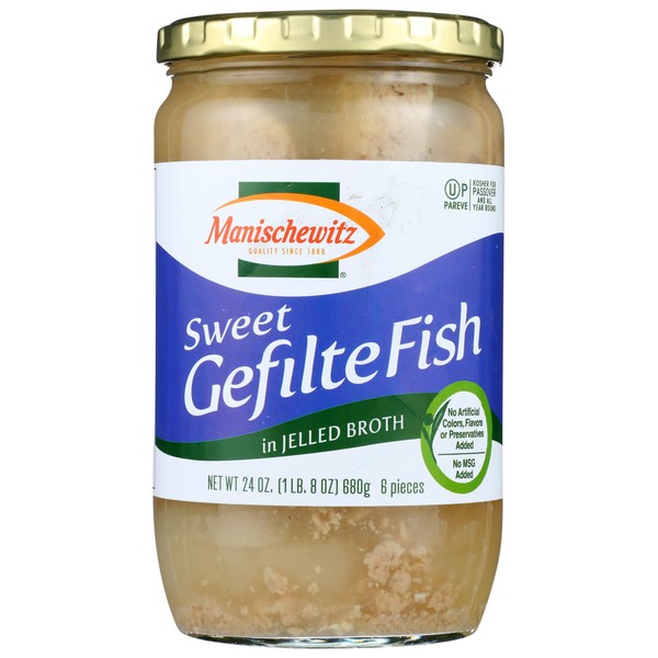 Manischewitz Sweet Gefilte Fish, 24 oz