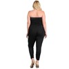 eVogues Plus Size Jumpsuit, Black3, 3X