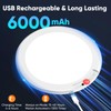 Rechargeable Motion Sensor Ceiling Light with Remote, Battery Operated Closet