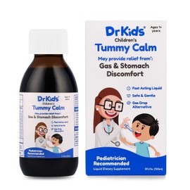 Tummy Calm Dr. Kids Children’s Gas Relief & Upset Stomach Support, Alternative Gas Drops for Newborns & Kids, Safe & Gentle Oral Solution, Natural Constipation Relief, 5 Fl Oz (Pack of 1)