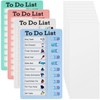 Pack of 4 Memo Checklist Boards, To Do List Checklist