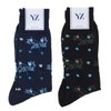Yejak 대구백화점 예작꽃문양 자카드 중목 양말(YJESF5901) Daegu Department Store Yejak Flower Pattern Jacquard Mid-Length Socks (YJESF5901)
