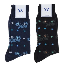 Yejak 대구백화점 예작꽃문양 자카드 중목 양말(YJESF5901) Daegu Department Store Yejak Flower Pattern Jacquard Mid-Length Socks (YJESF5901)