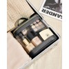 ROWNYEON - Bolsa de maquillaje transparente para artículos de aseo