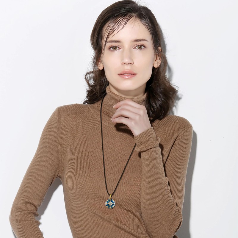 EUDORA Harmony Ball Blaue Erde Bola Klangkugel Kette Schwangerschaft Schutzengel